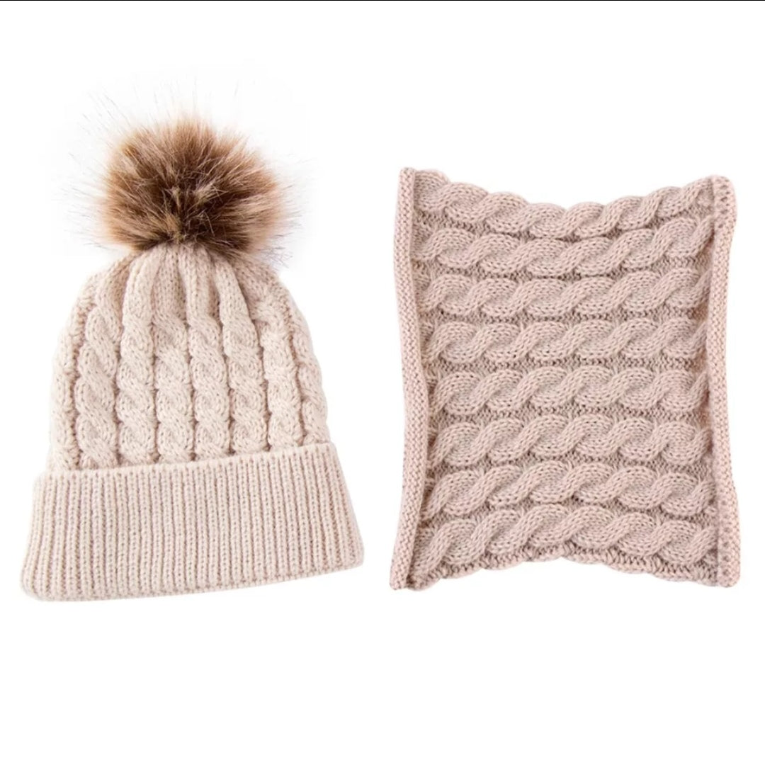 Set de Gorro y Bufanda para Bebé